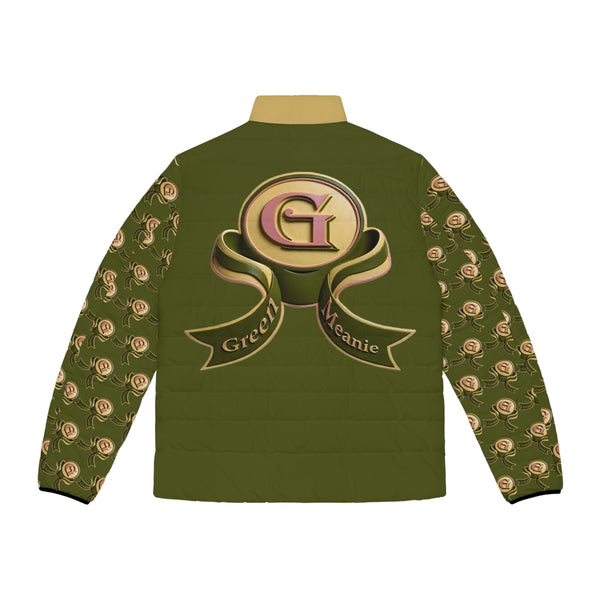 Women’s Olive Green Meanie Puffer Jacket