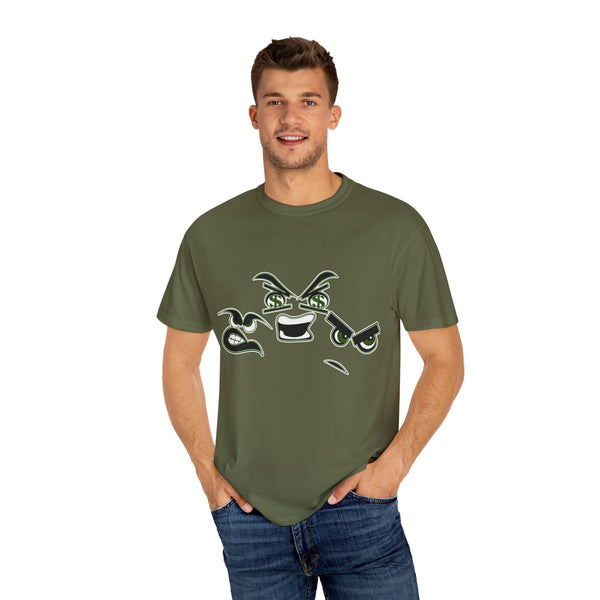 Green Meanie Bandits Facial Expressions Graphic Tee