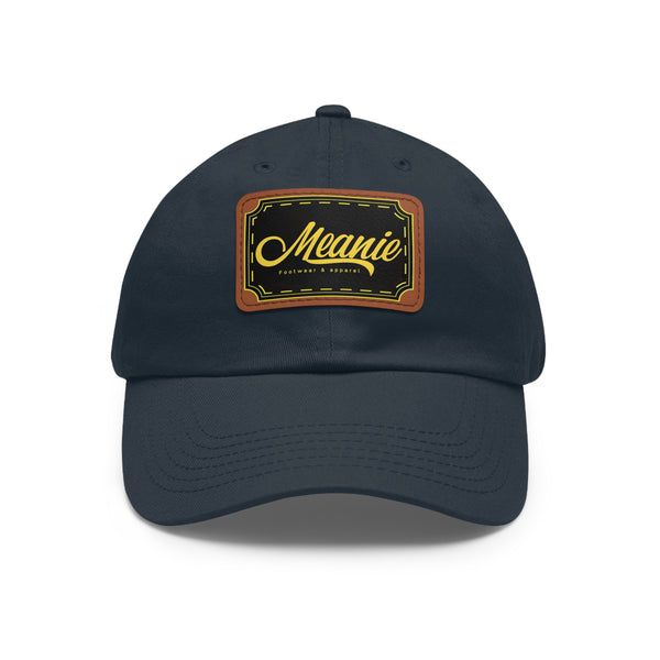 Meanie Dad Hat with Leather Patch