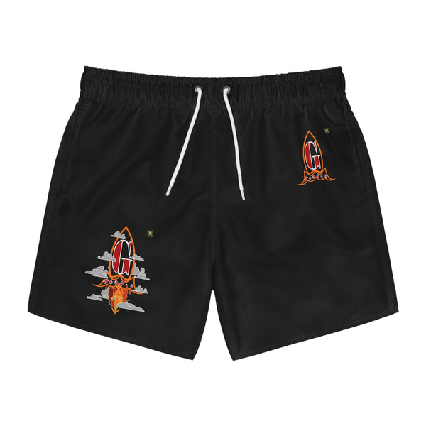Black&Red Green Meanie G Rocket shorts