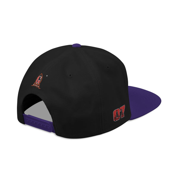 Embroidered Green Meanie G Rocket Snapback Cap