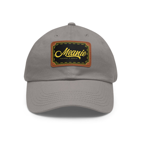 Meanie Dad Hat with Leather Patch