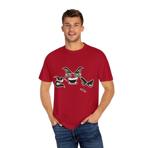 Green Meanie Bandits Facial Expressions Graphic Tee