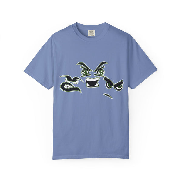 Green Meanie Bandits Facial Expressions Graphic Tee