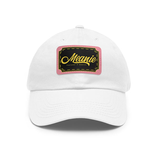 Meanie Dad Hat with Leather Patch