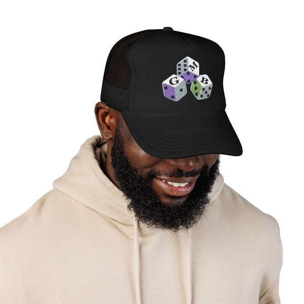 G.M.B High Roller Trucker Hat with Embroidery