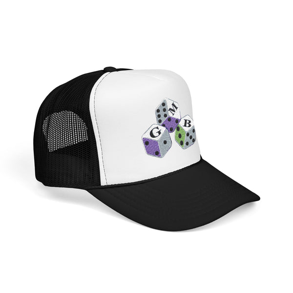 G.M.B High Roller Trucker Hat with Embroidery
