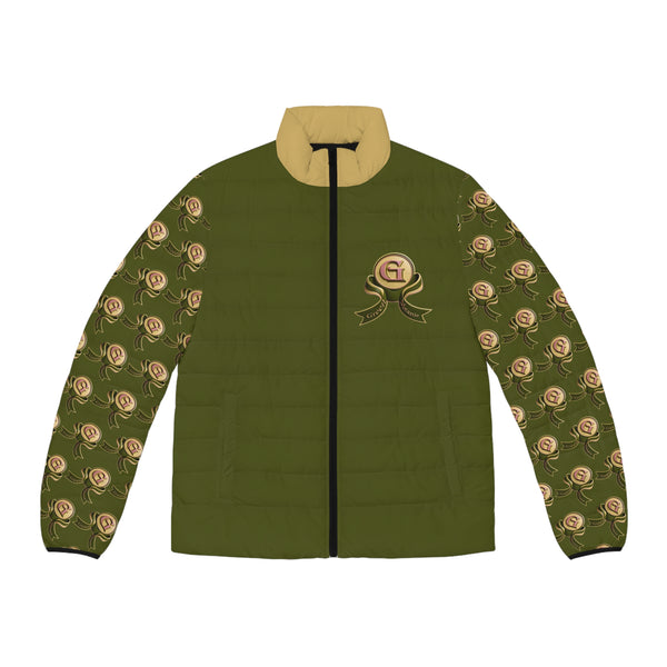 Women’s Olive Green Meanie Puffer Jacket
