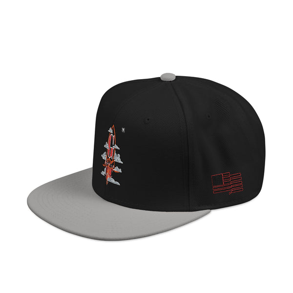 Embroidered Green Meanie G Rocket Snapback Cap