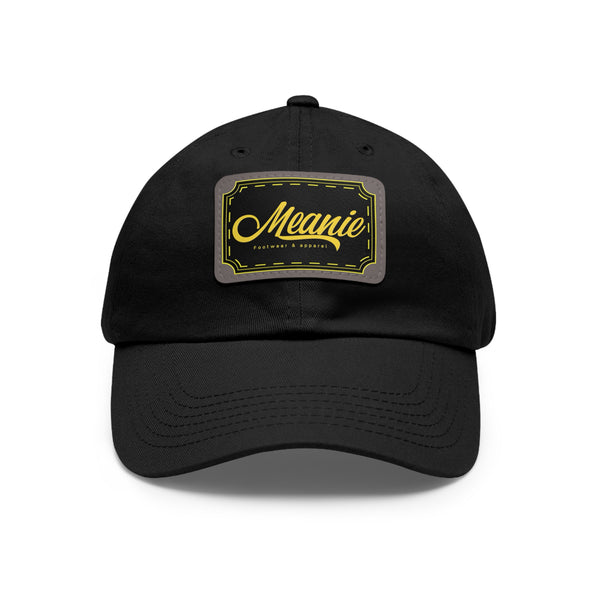 Meanie Dad Hat with Leather Patch