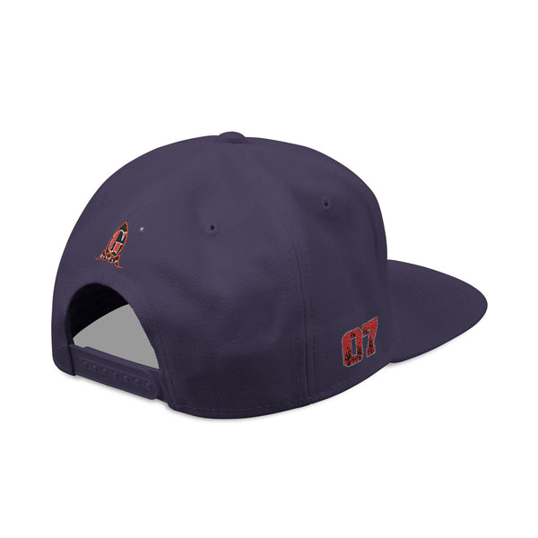 Embroidered Green Meanie G Rocket Snapback Cap
