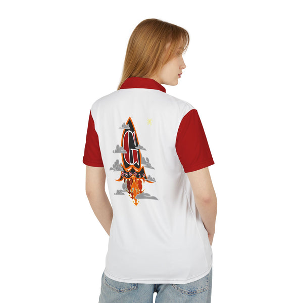 Copy of Men’s Red & Black Green Meanie Rocket Polo Shirt