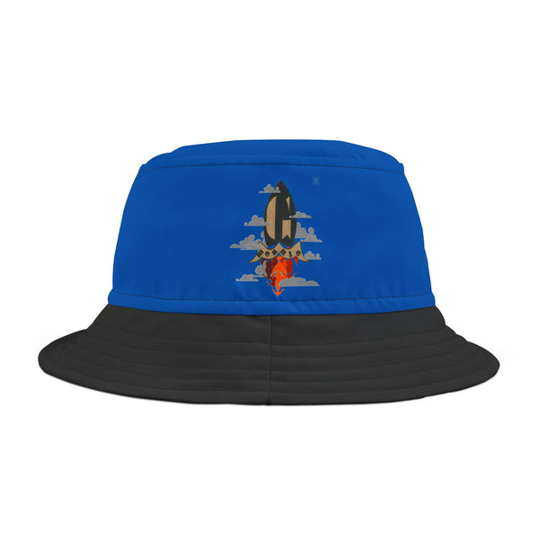 Royal blue G Rocket Take Off Bucket Hat