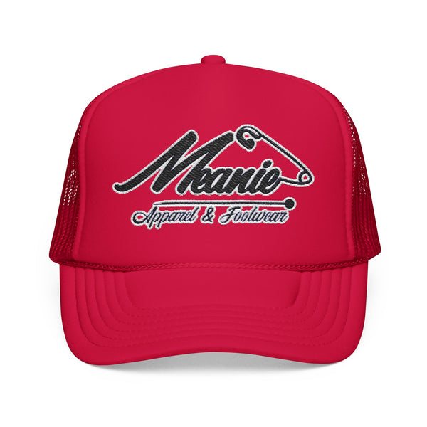 Green Meanie Brand Foam Trucker Hat with Embroidery