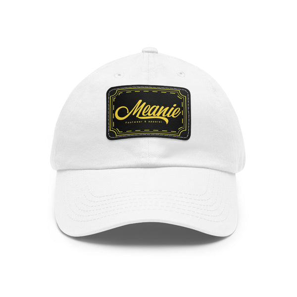 Meanie Dad Hat with Leather Patch