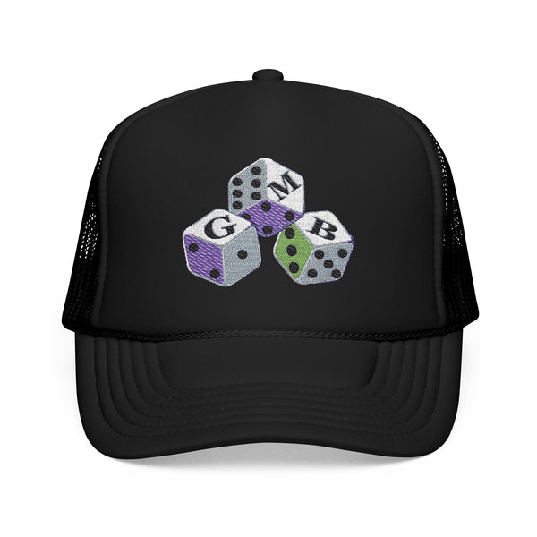 G.M.B High Roller Trucker Hat with Embroidery