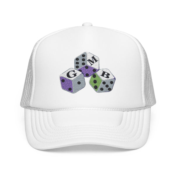 G.M.B High Roller Trucker Hat with Embroidery