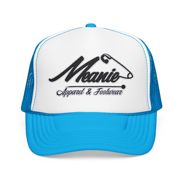 Green Meanie Brand Foam Trucker Hat with Embroidery