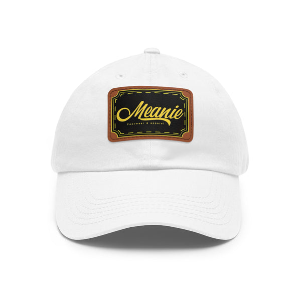Meanie Dad Hat with Leather Patch