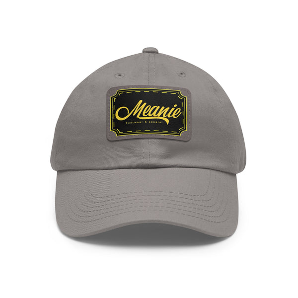 Meanie Dad Hat with Leather Patch