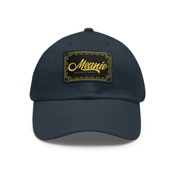 Meanie Dad Hat with Leather Patch