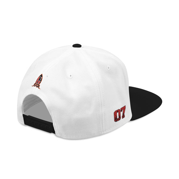 Embroidered Green Meanie G Rocket Snapback Cap