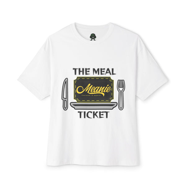 Green Meanie Meal Ticket Oversized Boxy Tee