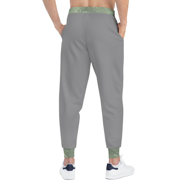 Green Meanie Bankroll Print Athletic Joggers