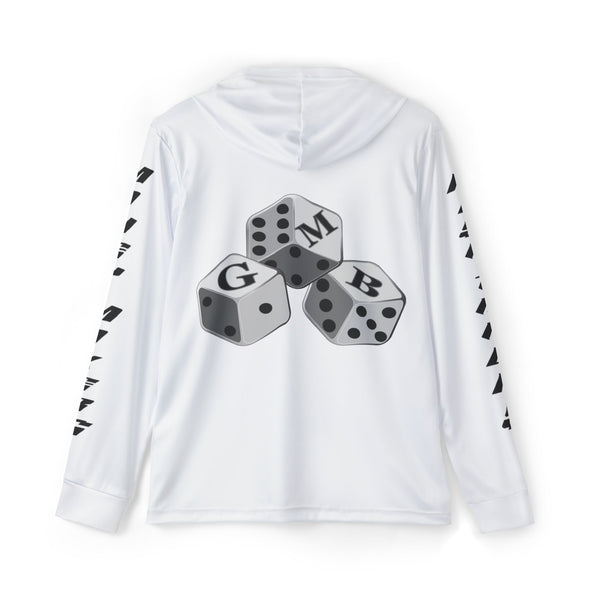 Men's White Sports GMB Brand Warmup Hoodie