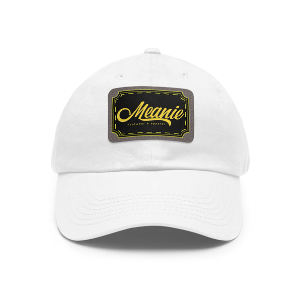 Meanie Dad Hat with Leather Patch