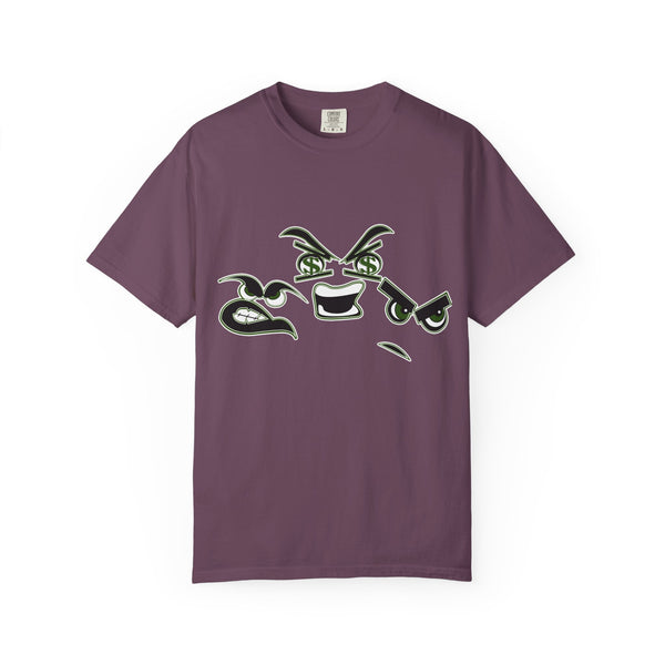 Green Meanie Bandits Facial Expressions Graphic Tee