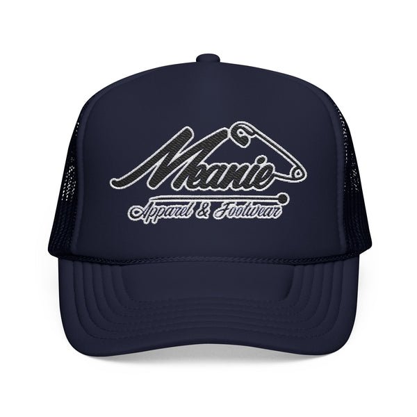 Green Meanie Brand Foam Trucker Hat with Embroidery