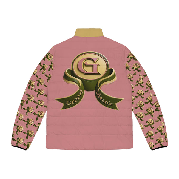 WOMEN’S PINK Green Meanie Puffer Jacket