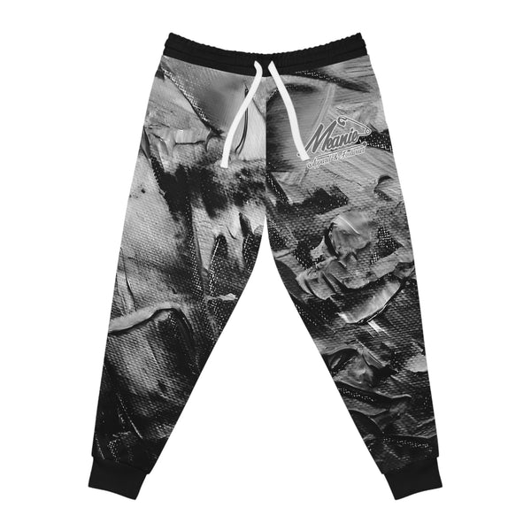 Meanie Brand Abstract Print Athletic Joggers