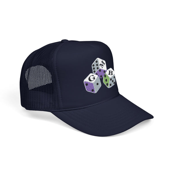 G.M.B High Roller Trucker Hat with Embroidery
