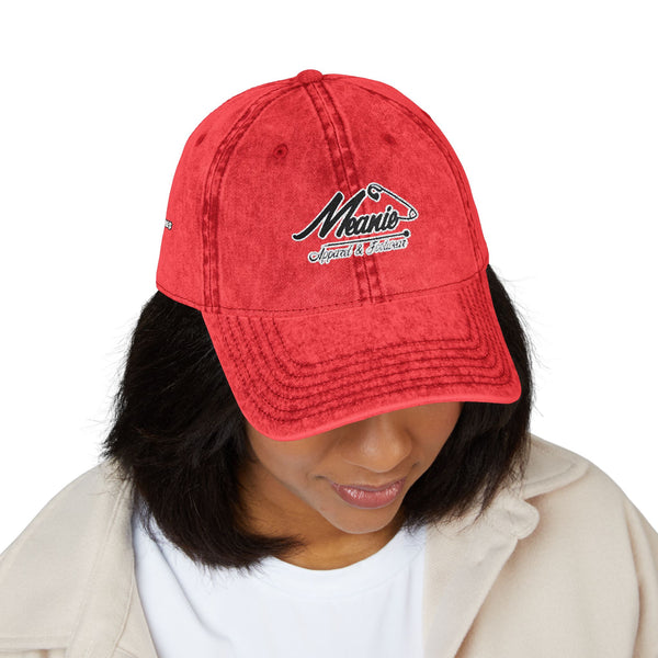Vintage Embroidered Meanie Cap,