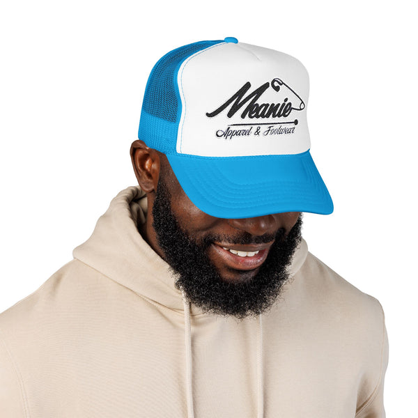 Green Meanie Brand Foam Trucker Hat with Embroidery