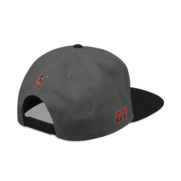 Embroidered Green Meanie G Rocket Snapback Cap