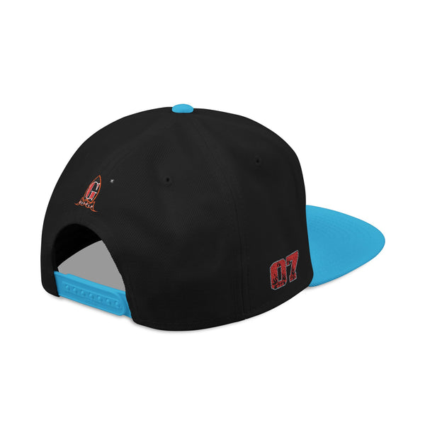 Embroidered Green Meanie G Rocket Snapback Cap