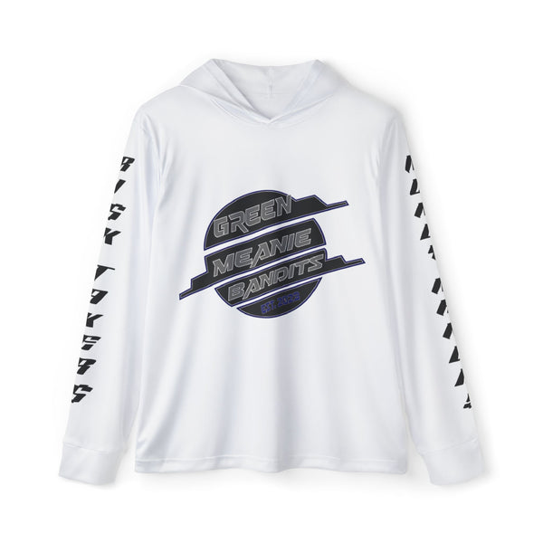 Men's White Sports GMB Brand Warmup Hoodie