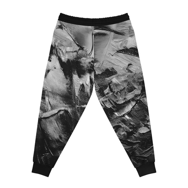 Meanie Brand Abstract Print Athletic Joggers