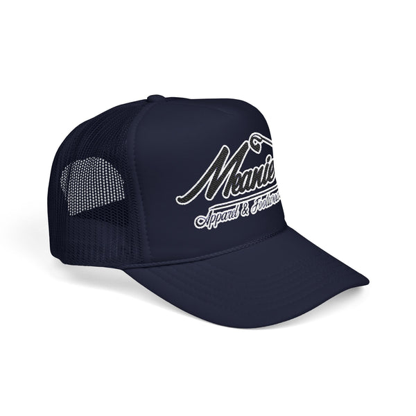 Green Meanie Brand Foam Trucker Hat with Embroidery