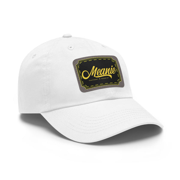 Meanie Dad Hat with Leather Patch