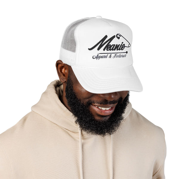 Green Meanie Brand Foam Trucker Hat with Embroidery