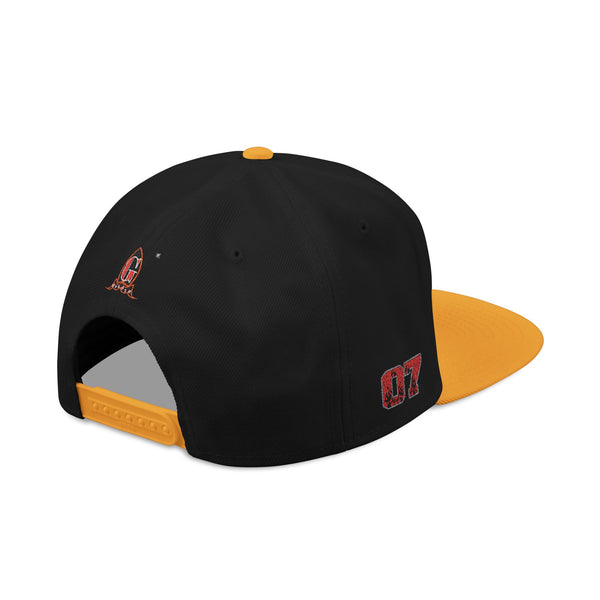 Embroidered Green Meanie G Rocket Snapback Cap