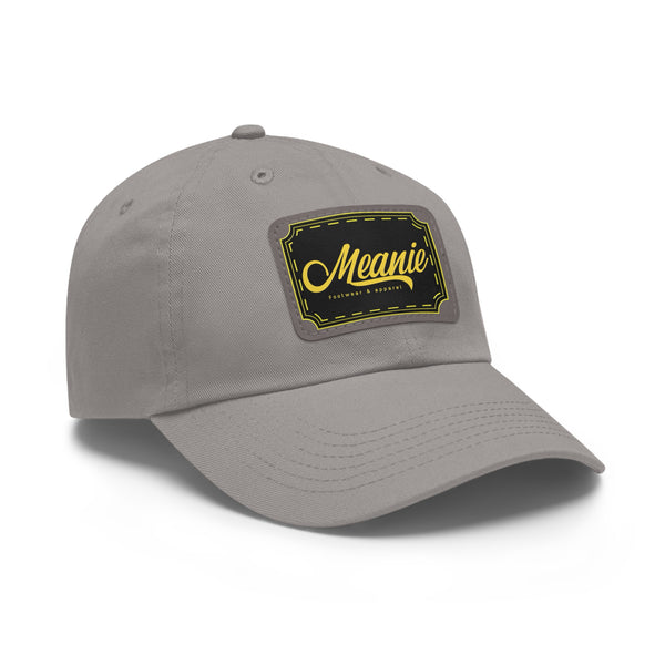 Meanie Dad Hat with Leather Patch