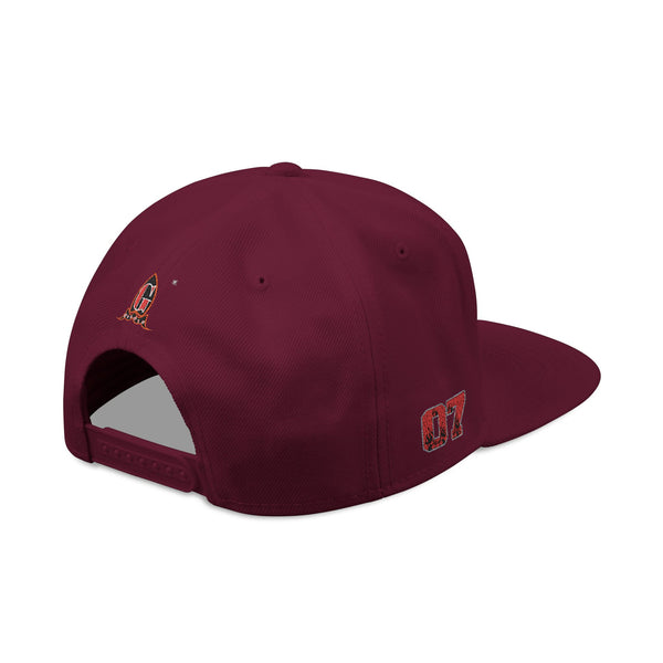 Embroidered Green Meanie G Rocket Snapback Cap