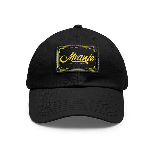 Meanie Dad Hat with Leather Patch