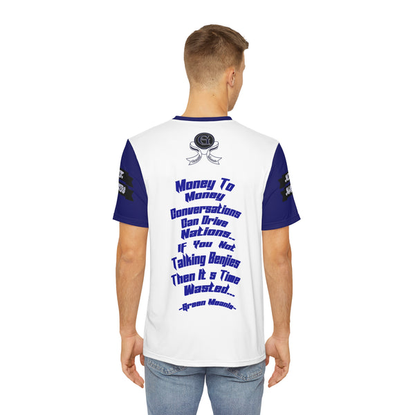 Men's Green Meanie Benji Graphic Tee - 'Money to Money Conversations'