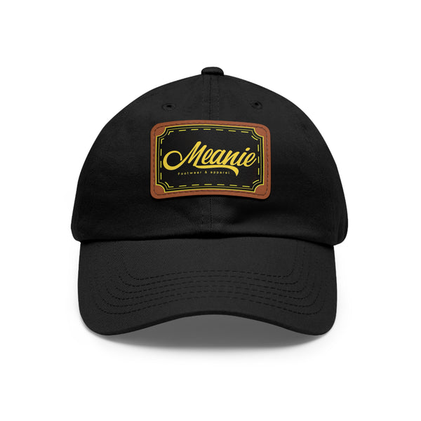 Meanie Dad Hat with Leather Patch